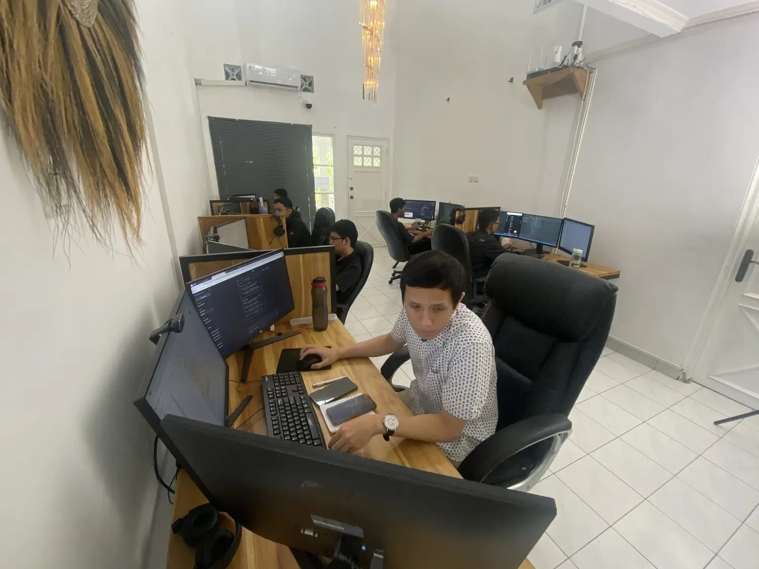 The studio