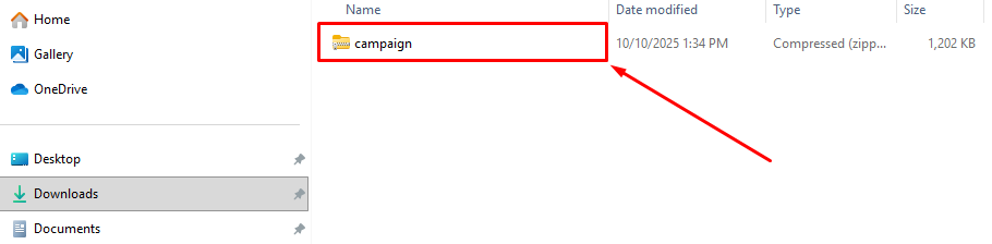 Download the Campaign module file