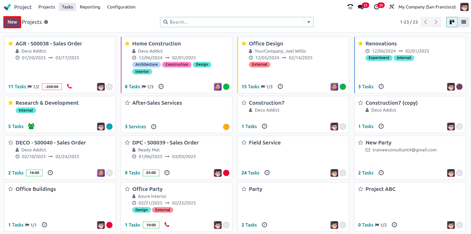 Project tracking and task management overview in Odoo Project Project tracking and task management overview in Odoo Project